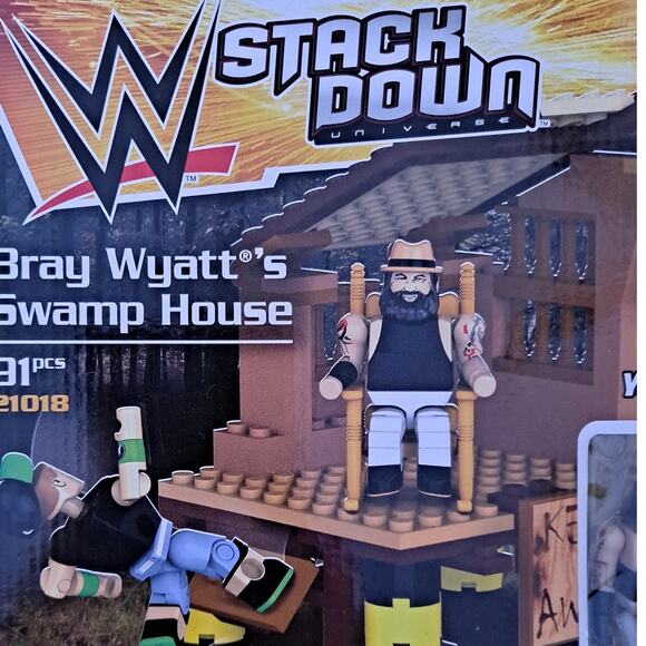 New WWE Stack Down Bray Watts Swap House 91+ Pcs - Picture 4 of 5